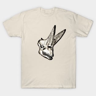 Dinosaur Skull Mono T-Shirt